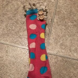 Polka dot ruffle socks. 2-3T